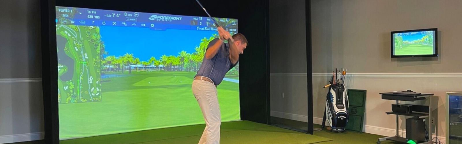 An Insider’s Look at The Eagle’s Bay Indoor Golf Simulator