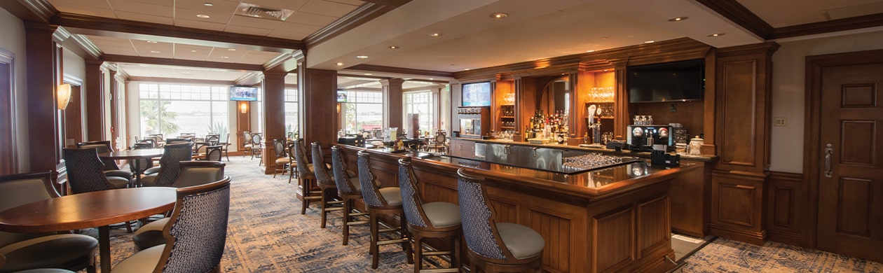 Interior of the Harbour Ridge Grille Room & Lounge - culinary experience 