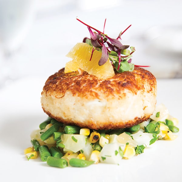 Riverview Dining crab cake a culinary experience